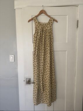 Raw silk sun dress